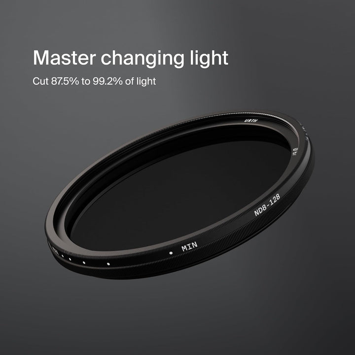 Urth 95 mm Variabler Graufilter ND8-128 (3-7 Stop) ND Filter (Plus+) 95mm, 95mm