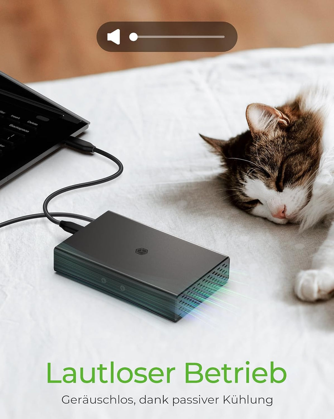 ICY BOX RAID Gehäuse für 2X 2,5 Zoll SSD & HDD, USB-C & USB-A Kabel, USB 3.1 Gen2 (10 Gbit/s), Alumi