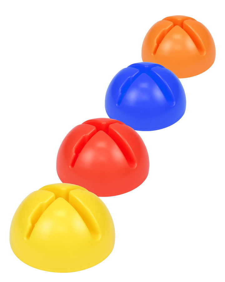 4 x X-Fuss (Bunt), Bunt