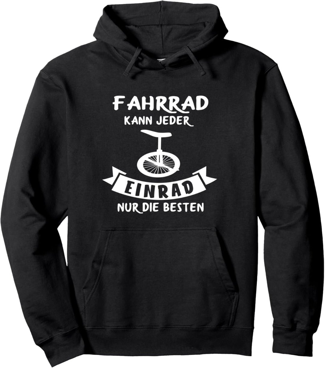 Einrad Mädchen Einradfahrer Unicycle Einrad Jungen Cool Pullover Hoodie