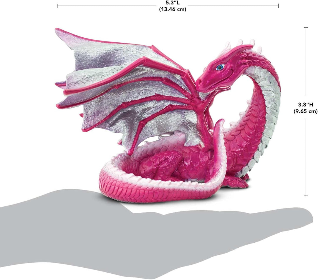 Safari Love Dragon 13,5 cm | Handbemalte Drachenfigur | Ungiftig und BPA-frei | Für Kinder ab 3 Jahr