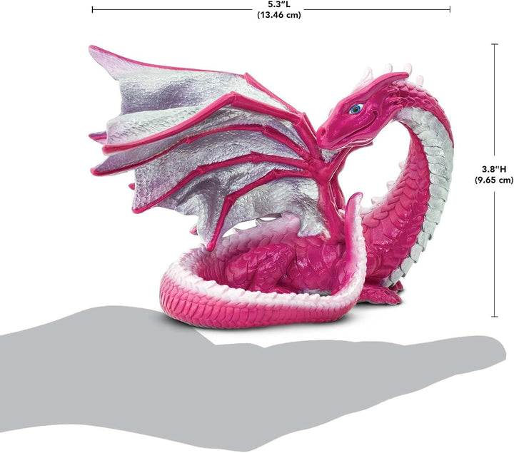 Safari Love Dragon 13,5 cm | Handbemalte Drachenfigur | Ungiftig und BPA-frei | Für Kinder ab 3 Jahr