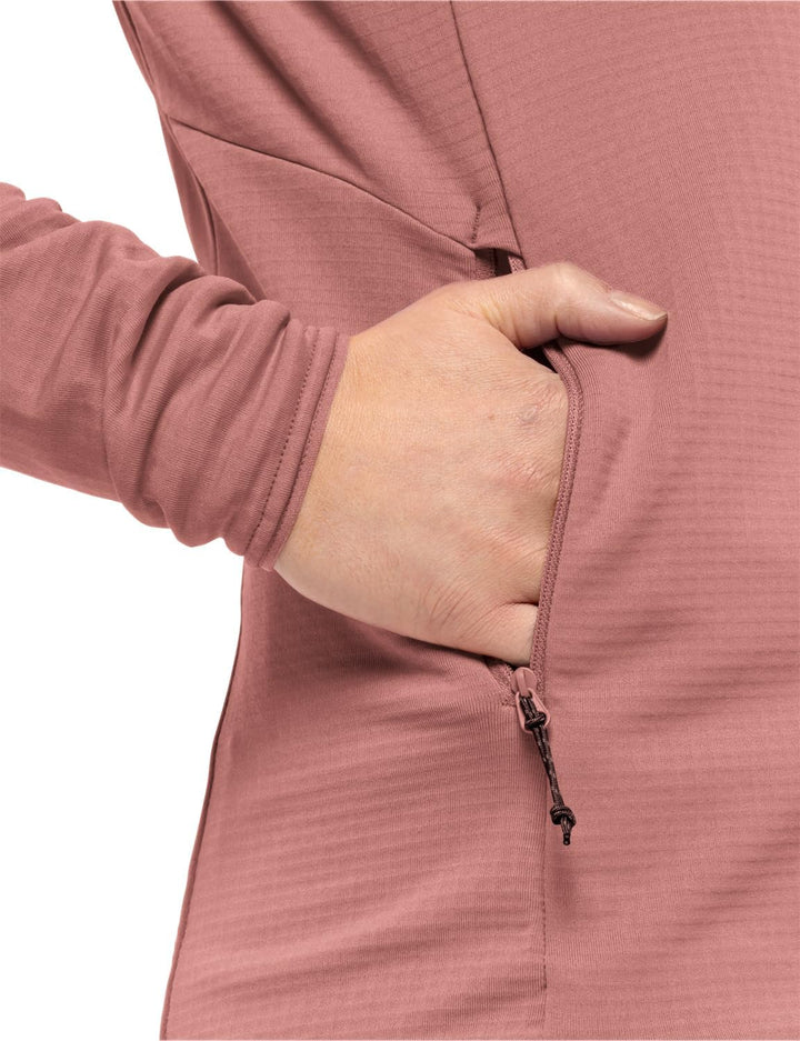 Jack Wolfskin Damen Kolbenberg Fz W Fleece-Jacke L Blush Powder, L Blush Powder