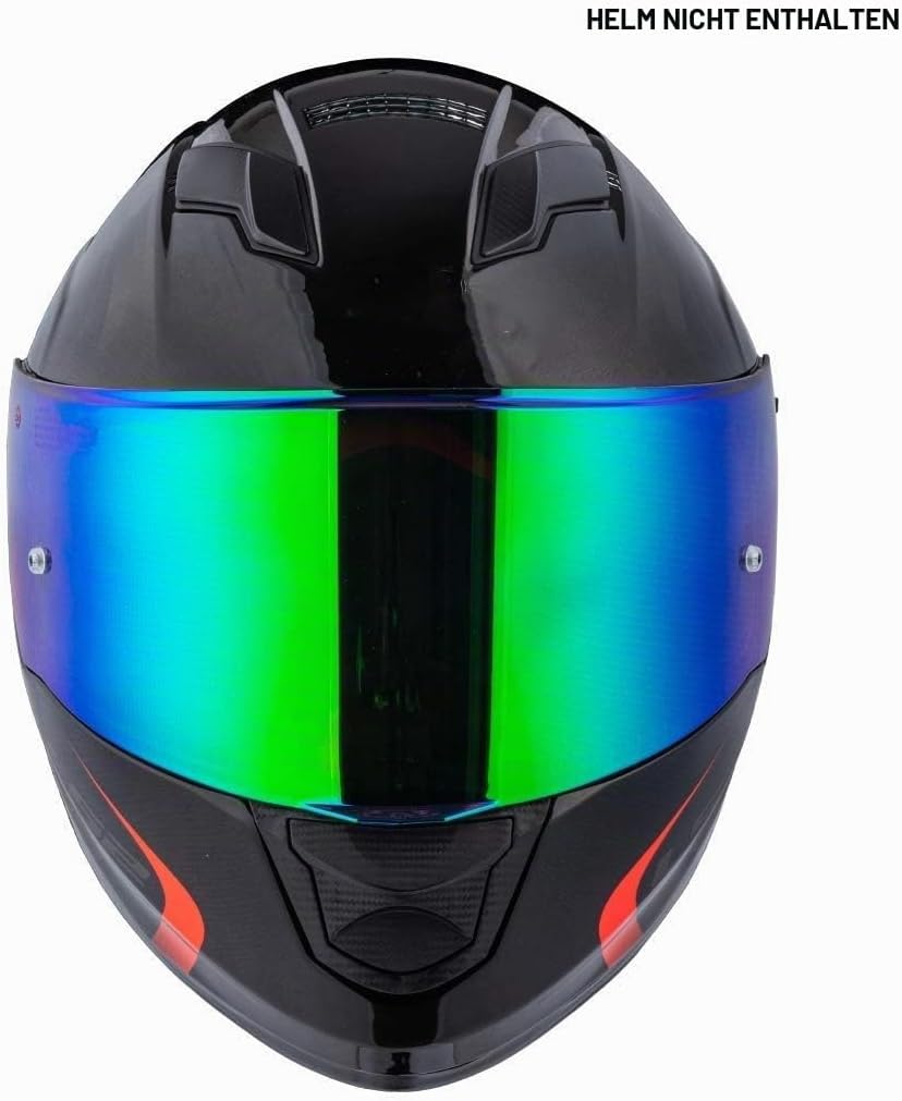 Helmvisier für Assault/Rapid/Stream,Motorradhelm Visier für LS2 FF800/FF353/FF328,Motorrad Windschut