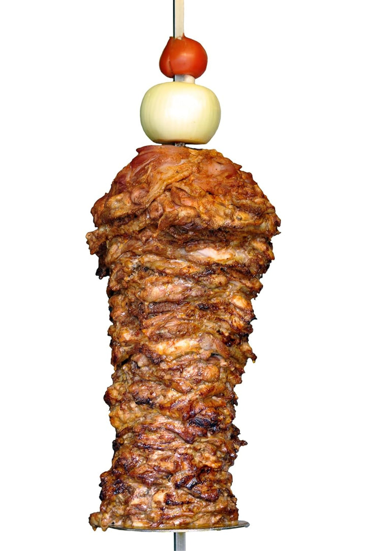 GGM Gastro | SDOK1 | Spiess für Gyros-/ Dönergrill mit 1 Brenner & Motor oben
