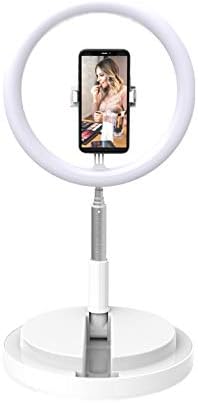 DIGIPOWER 11" Ringlicht, höhenverstellbar (58 – 168cm), 3 Beleuchtungsmodi, 10 Helligkeitsstufen, Ha