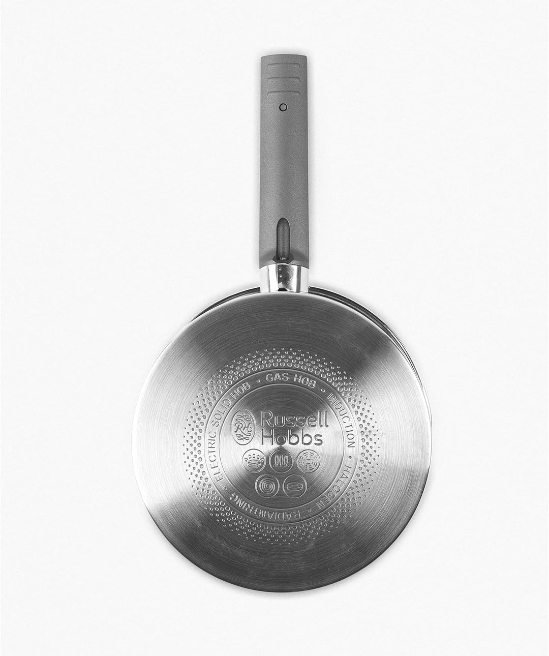 Russell Hobbs RH01164EU Excellence 20cm Stielkasserolle, 2.5L stieltopf mit Glasdeckel, hochglanzpol
