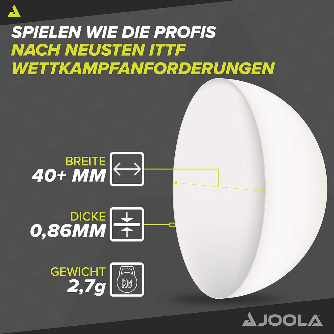 JOOLA 31009 Unisex – Erwachsene TT-Netzgarnitur Avanti Tischtennisnetz, schwarz, 152cm Bundle mit Ti