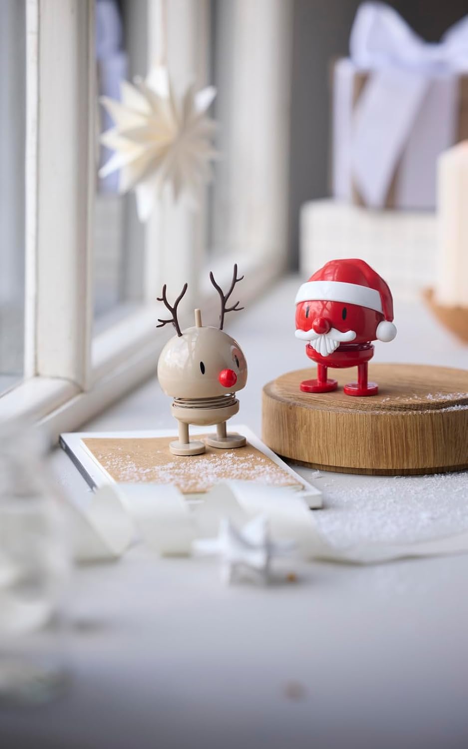 Hoptimist - Skandinavisches Design - Weihnachtsfigur - Small Reindeer Bumble - Braun - Höhe: 9 cm -
