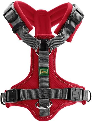 HUNTER Geschirr Maldon 34-49/XS Rot/Grau XS, Rot/Grau XS