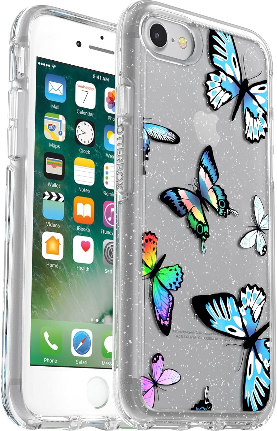 OtterBox Symmetry Clear Hülle für iPhone 7/8/SE 2020/SE 2022, stossfest, sturzsicher, schützende dün