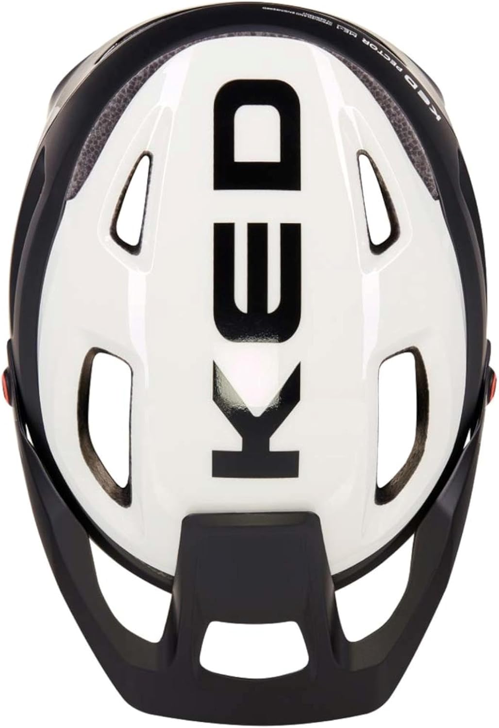 KED Pector ME1 MTB Fahrrad Helm schwarz/weiss 2023 L (58-61 cm), L (58-61 cm)