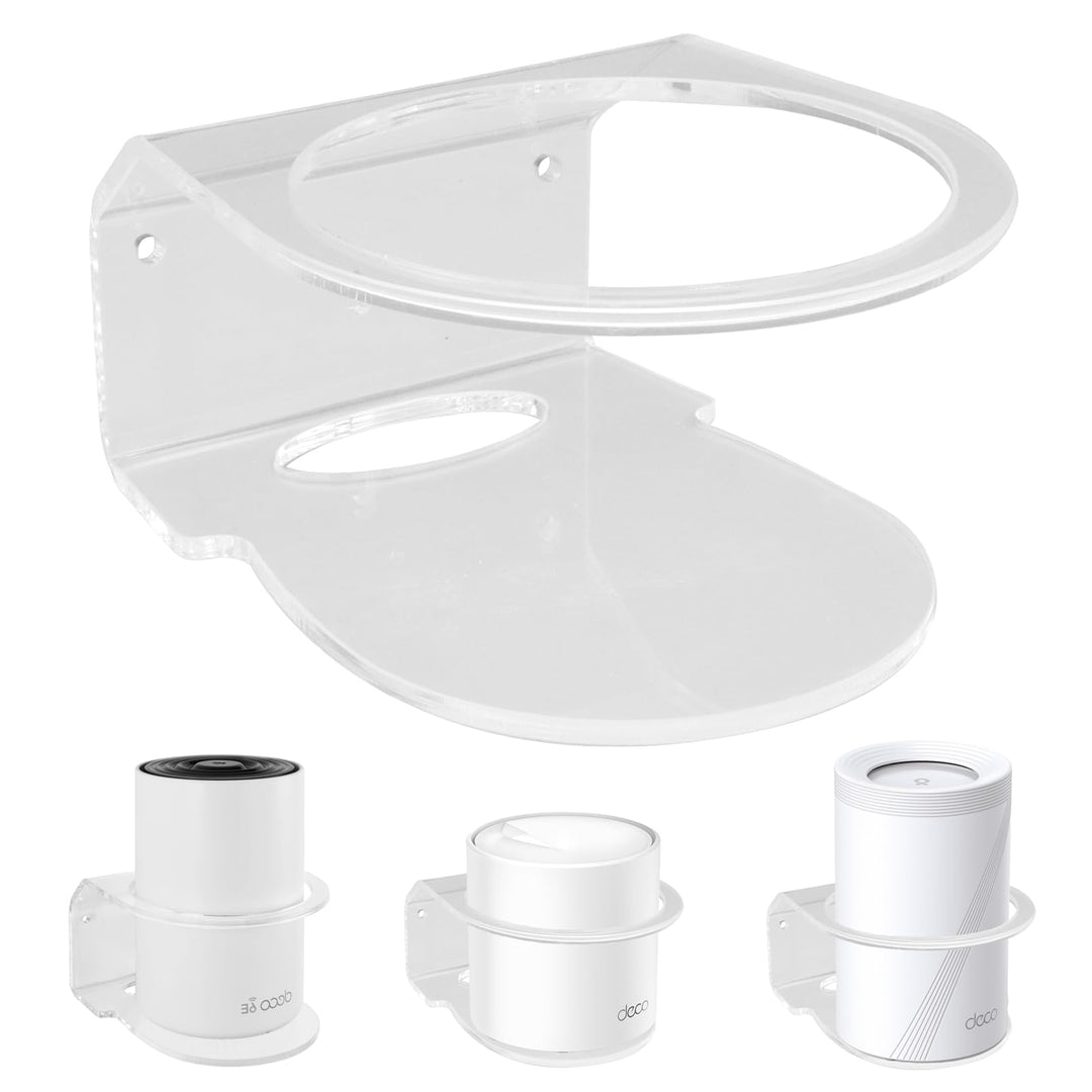 BECEMURU Wandhalterung Halter Stabilität Acryl Schutzhülle Router Schutz Kompatibel mit Deco X20/X25