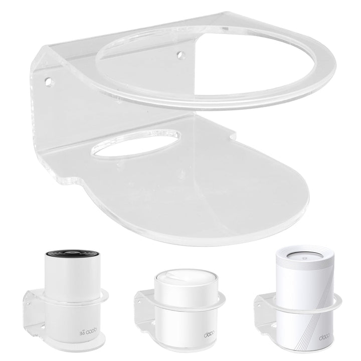 BECEMURU Wandhalterung Halter Stabilität Acryl Schutzhülle Router Schutz Kompatibel mit Deco X20/X25