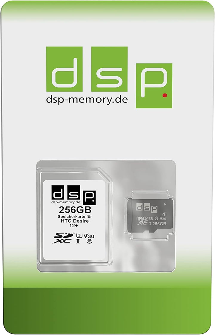 256GB Speicherkarte (A1, V30, U3) für HTC Desire 12+ 256GB A1, V30, U3, 256GB A1, V30, U3