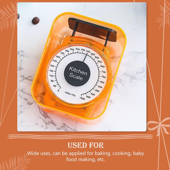 HEMOTON Küchenwaage Mechanical Kitchen Scale Kochen Kochwaage Gramm Waage Lebensmittelwaage Aus Kuns