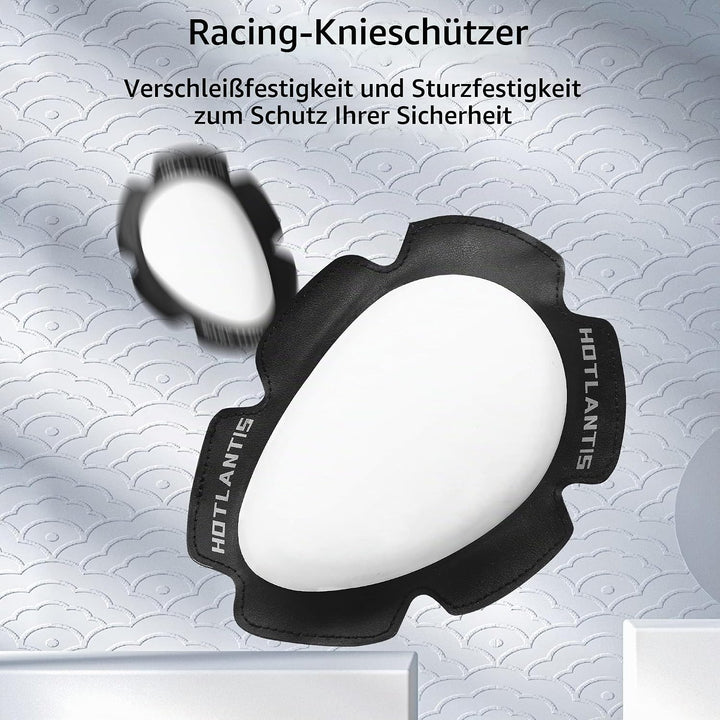 HOTLANTIS Universal Knieschleifer Motorrad Knee Slider für Motorrad Racing