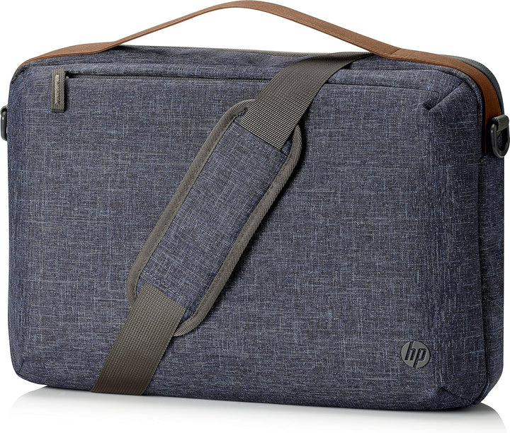 HP Renew Topload Umhängetasche | 15,6 Zoll | Blau | aus Ocean Bound Plastic (OBP)
