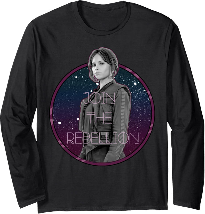 Star Wars Rogue One Jyn Join the Rebellion Langarmshirt