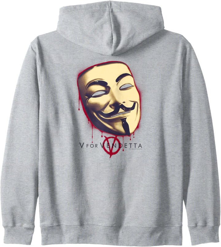 V for Vendetta Fawk's Mask Kapuzenjacke