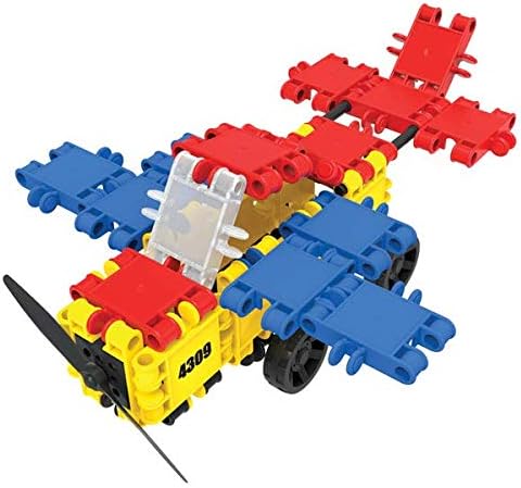 CLICS Konstruktionsspielzeug für Kinder ab 3 Jahre, kreatives Lernspielzeug im 275 Teile Set, Bauste