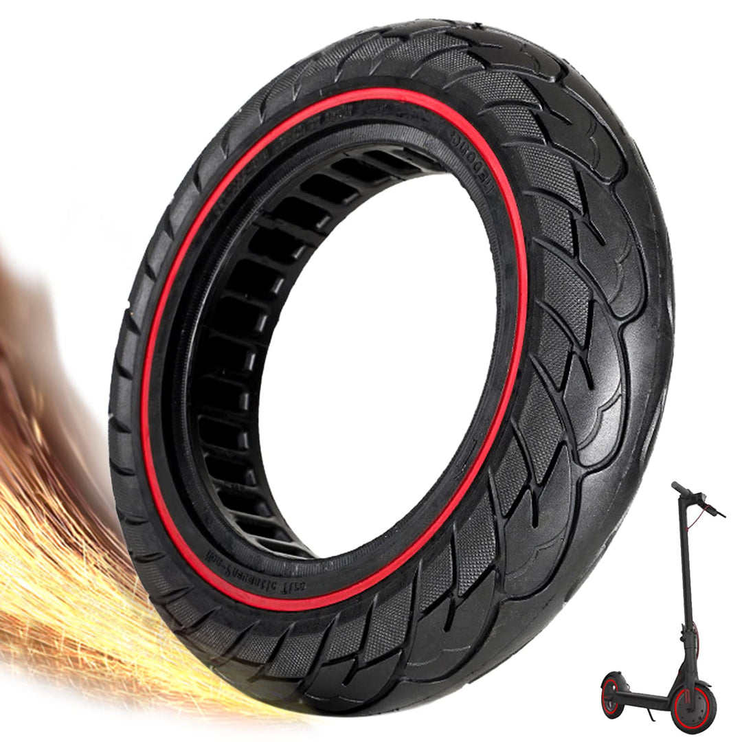 Ersatzreifen Scooter Reifen 10x2.125, E-Scooter Vollgummireifen 10 Zoll, Roller Honeycomb Reifen für