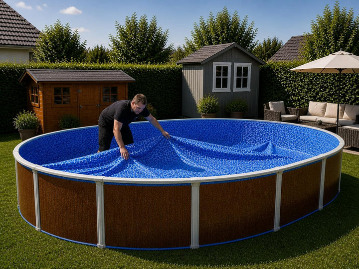 FM-SOLAR Poolfolie Ø 3,6m x 1,2m Mistry Folie