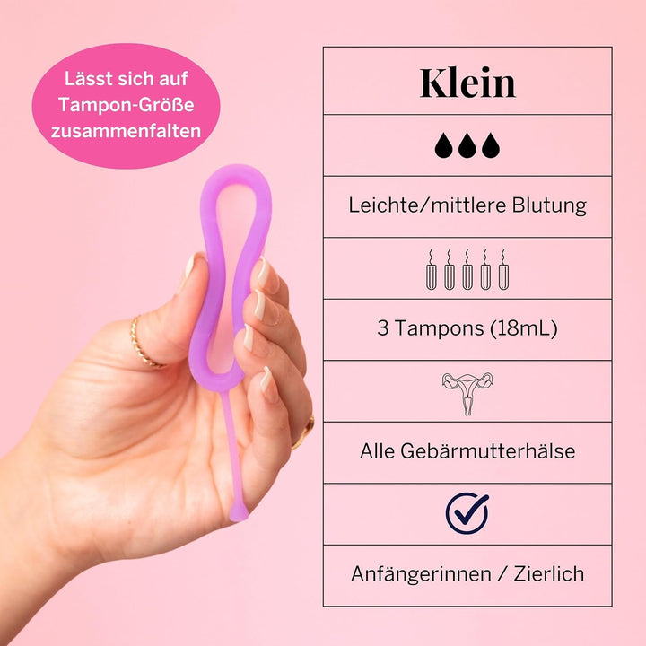 Pixie Menstruationsscheibe – Ohne Metalle & Toxine – 100% med. Silikon – Platz 1 der weichsten wiede