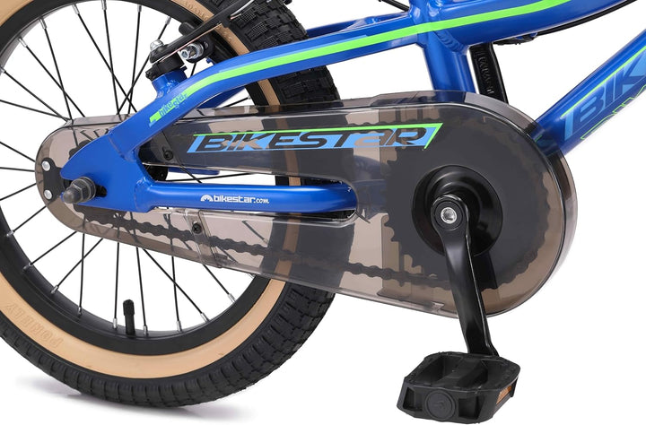 BIKESTAR Kinder Fahrrad Aluminium Mountainbike mit V-Bremse für Mädchen und Jungen ab 4-5 Jahre | 16