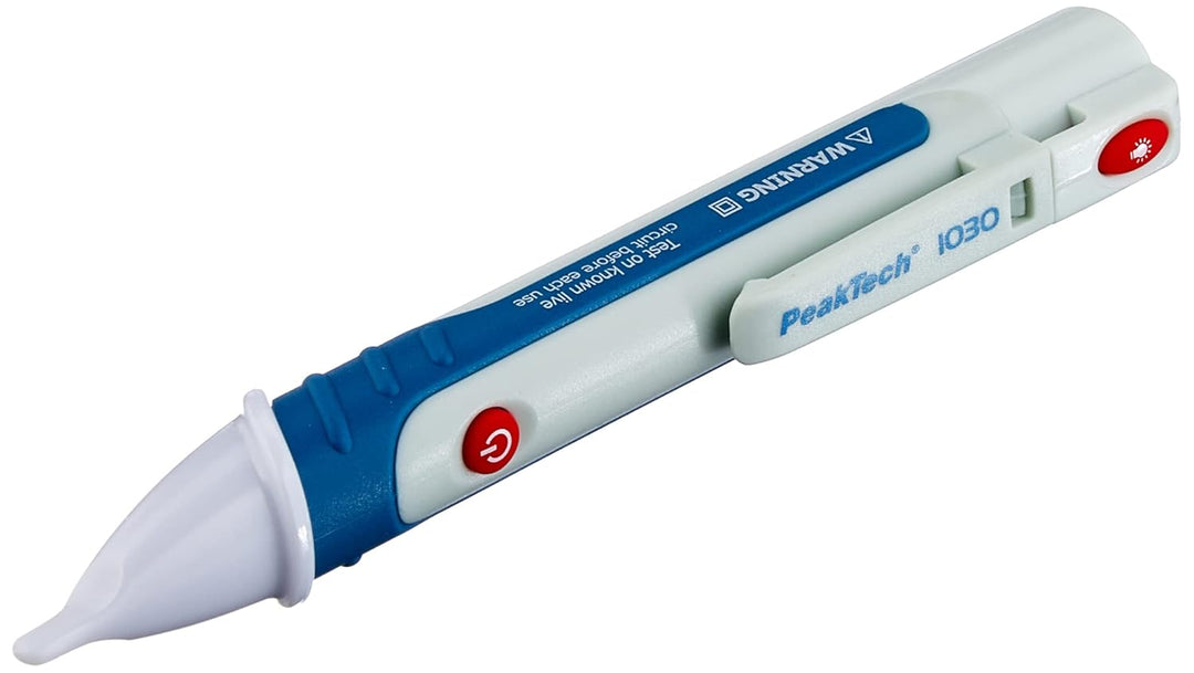 PeakTech Kompaktes Digital-Multimeter P1035, Blau, Weiss &amp; Peak Tech P 1030 – Kontaktloser AC Spannu