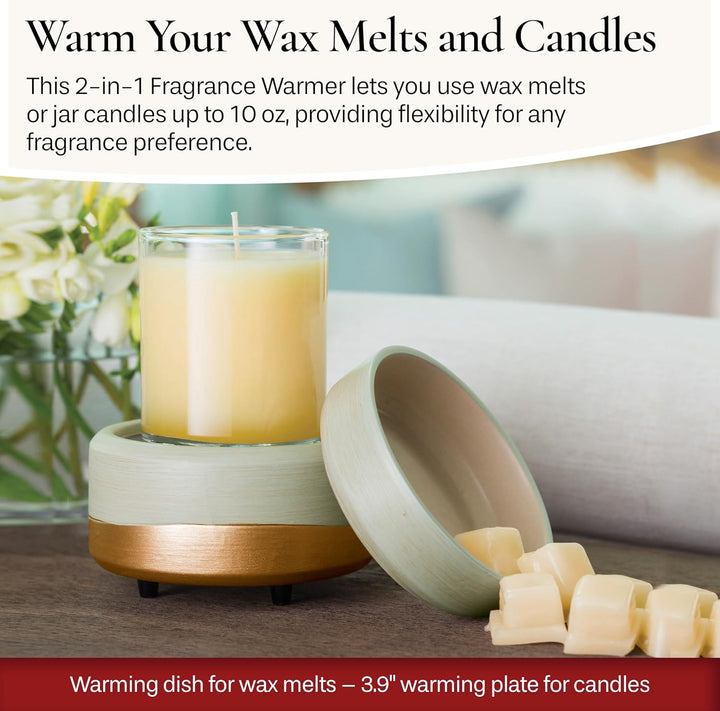 Candle Warmers ETC CWDMID Midas 2in1 Classic Duftwärmer, 16,0 cm x 13,5 cm Gold, Gold