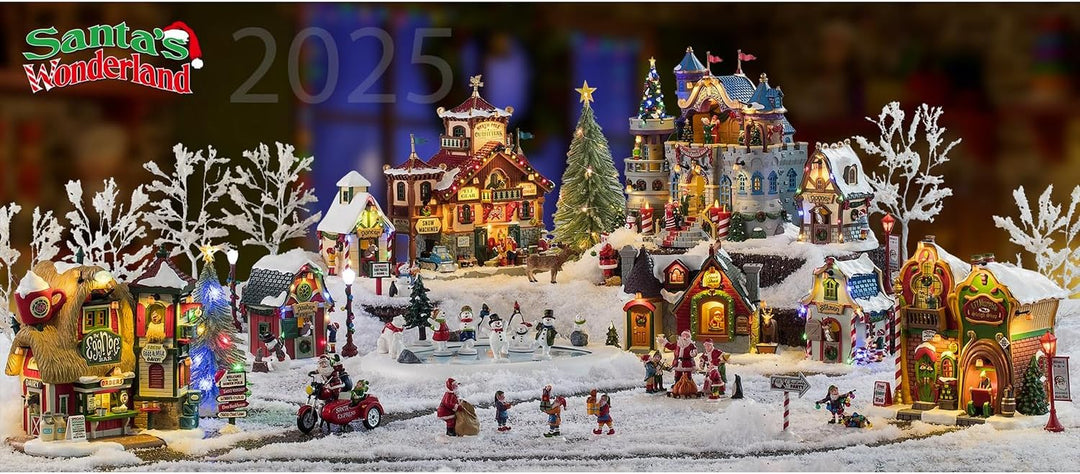 Lemax 15805-UK Santa's Wonderland Sights & Sounds: The Christmas Chocolatier Truffle Factory