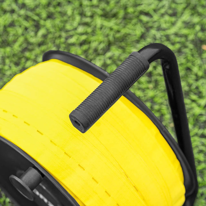 FORZA 100m Spielfeldmarkierungsband [3 Farben] - Linienmarkierung für Sportplätze Gelb, Gelb