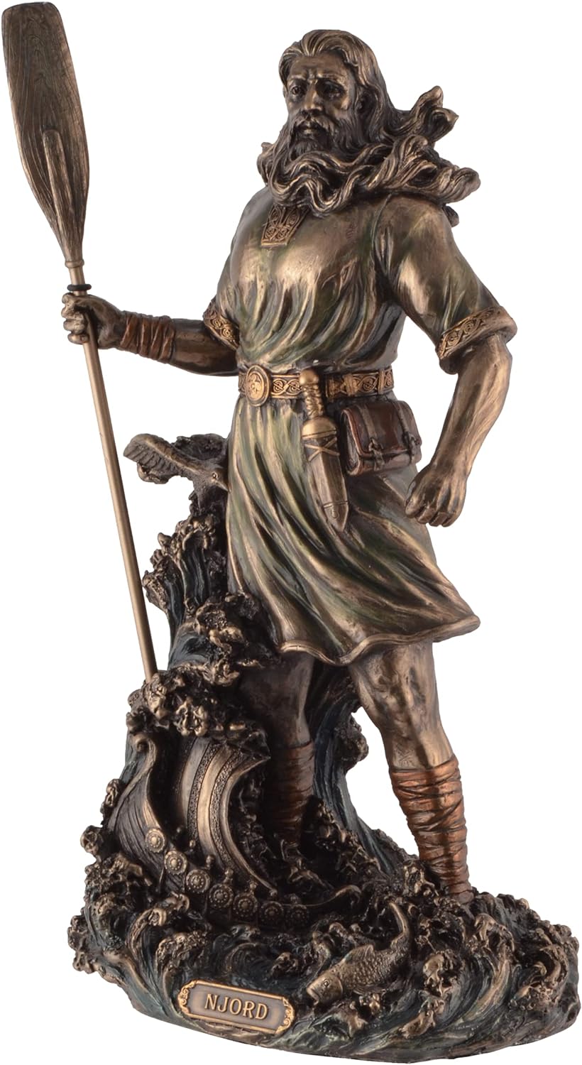 VOGLER Joh. Vogler GmbH Njörd germanischer Gott des Windes und der Meere - bronziert by Veronese