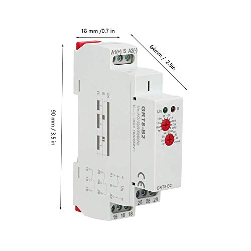 Schienen Zeitrelais für die 12-240 V Mini Einzelfunktionssteuerung Für die Verzögerung der 35 mm Sch