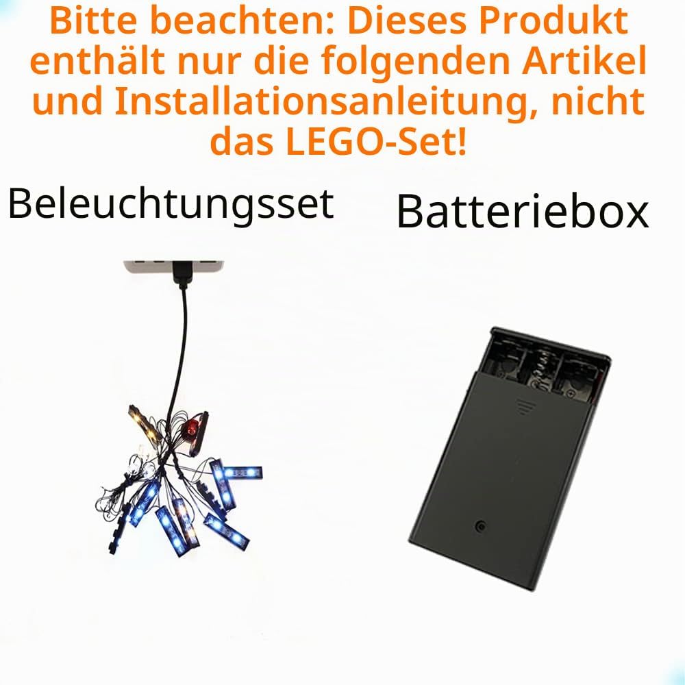 GEAMENT Licht-Set Kompatibel mit Lego DC Universe Super Heroes (Batman Batmobile Tumbler) - Beleucht