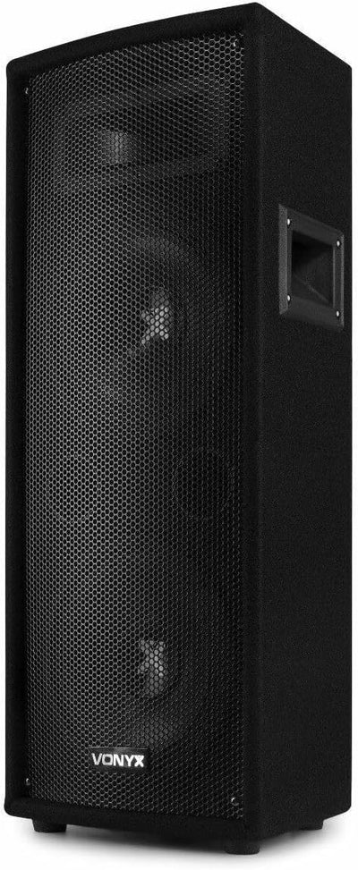 VONYX SL28 - PA Lautsprecher Box 2er Set, Passiv Speaker 2X 8 Zoll - 1600 Watt Peak - Disco Lautspre