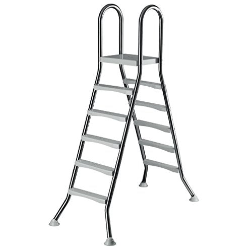 Original ASTRAL Edelstahl Leiter für 1,35 m Pool - 2X 5 Stufen - hochwertiges V2A
