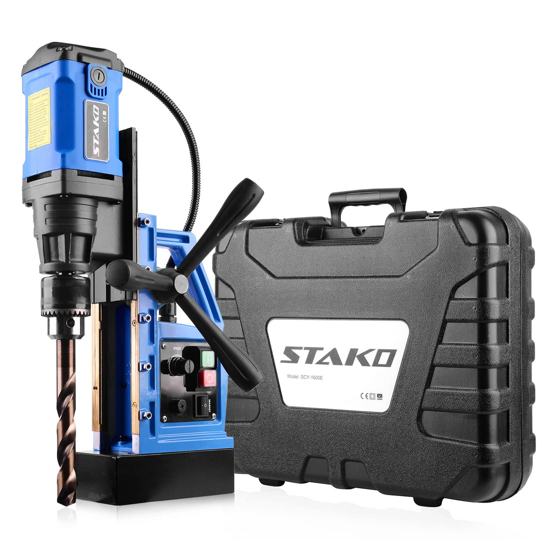 Magnetbohrmaschine Kernbohrmaschine 1480 W Bohrmaschine Leicht 10 kg STAKO Blau und Schwarz