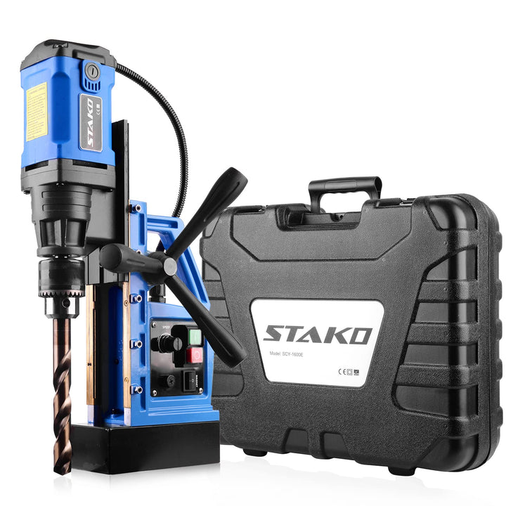Magnetbohrmaschine Kernbohrmaschine 1480 W Bohrmaschine Leicht 10 kg STAKO Blau und Schwarz