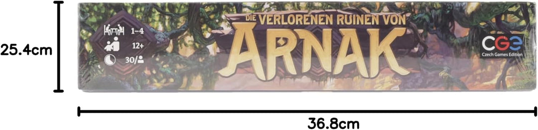 Czech Games Edition Die verlorenen Ruinen von Arnak - Abenteuerliches Brettspiel mit innovativen Spi