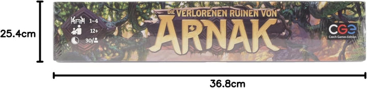 Czech Games Edition Die verlorenen Ruinen von Arnak - Abenteuerliches Brettspiel mit innovativen Spi