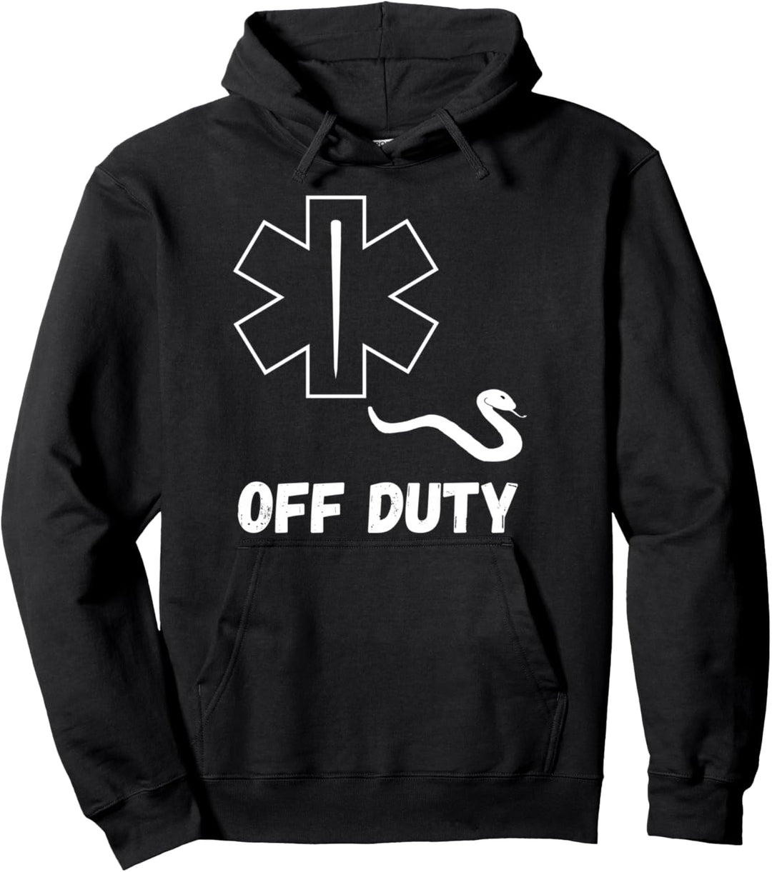 Sanitäter Off Duty Ausser Dienst Rettungsdienst Ambulanz Pullover Hoodie