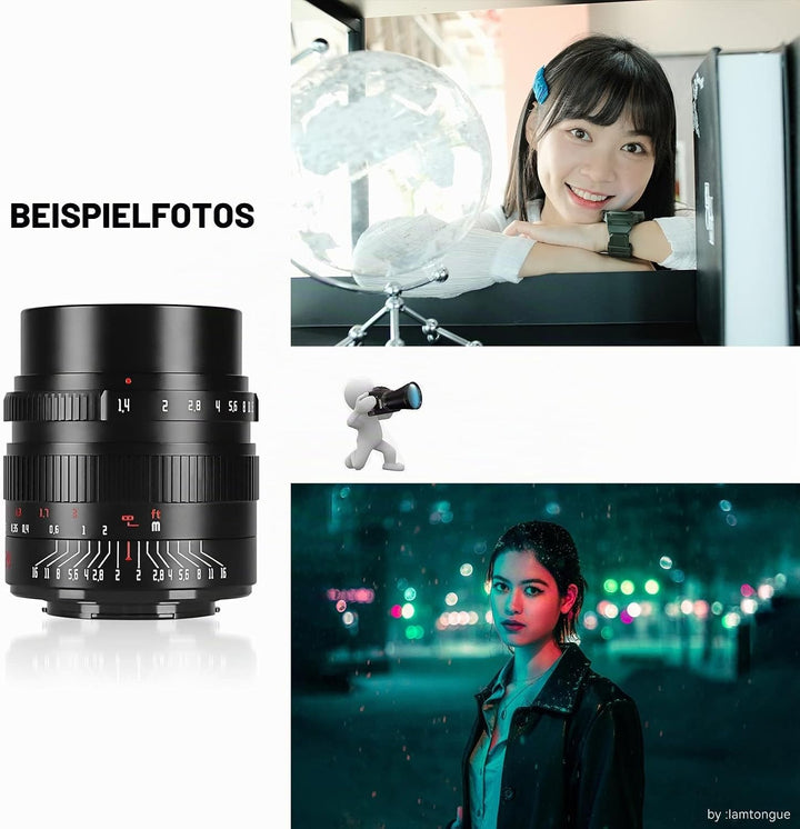 7artisans 24mm F1.4 APS-C Manual Prime Objektiv Grosse Blende für Fujifilm FX-Mount Spiegellose Kame
