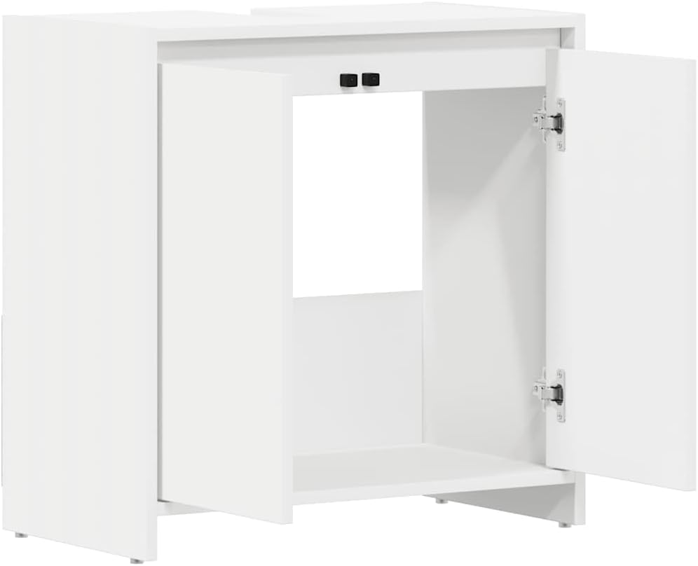 vidaXL Badezimmerschrank Waschbeckenunterschrank Waschtischunterschrank Badschrank Kommode Badmöbel