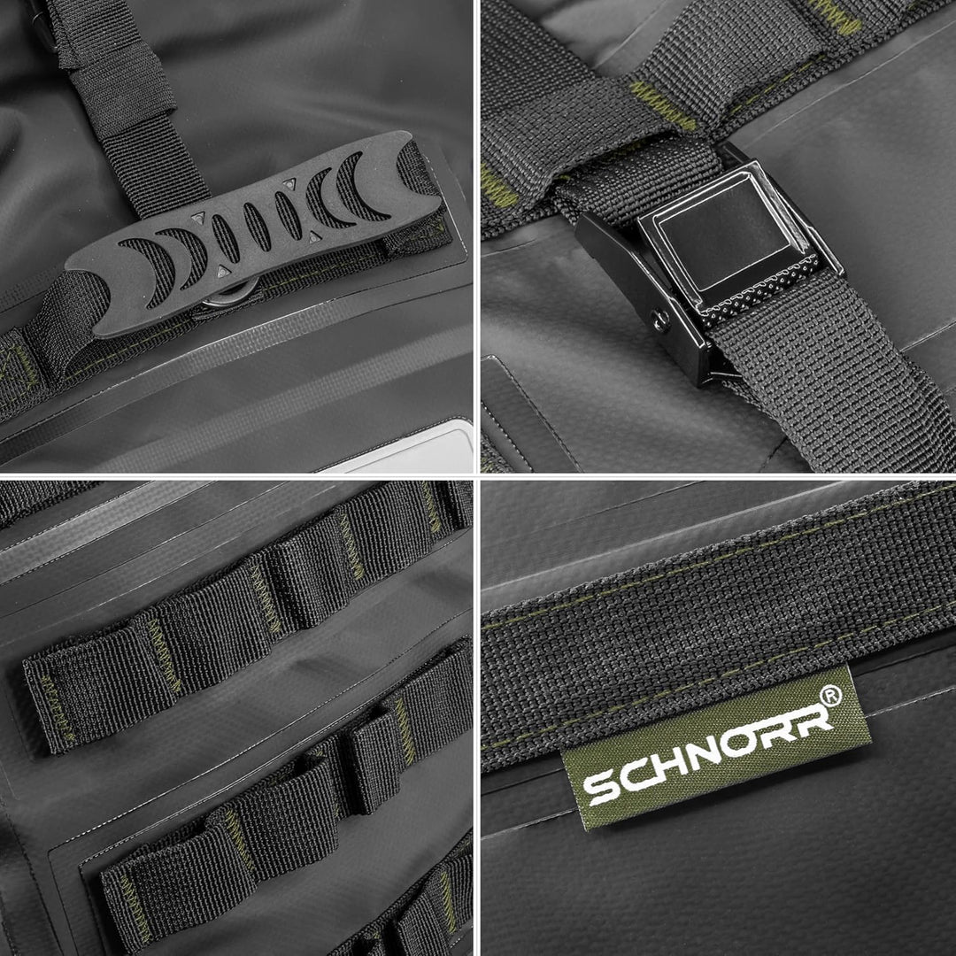 ZIEGER SCHNORR TB70 Wasserresistent Motorrad Hecktasche 70L Gepäcktasche Saddle Bag