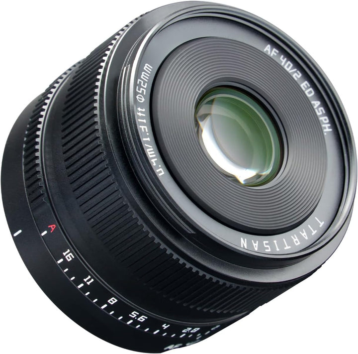 TTARTISAN AF 40mm F2 FE Vollformat Objektiv für Sony E, Autofokus Kompaktes Leichtes Kameraobjektiv