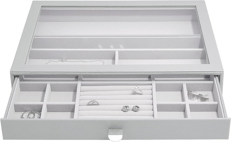 Stackers Pebble Grey Supersize Jewellery Box Display Drawer, Pebble Grey