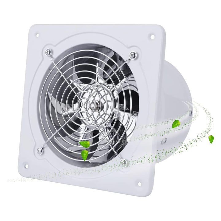 Abluftventilator Ø100mm, 4'' Rohrventilator Badlüfter mit Rücklaufklappe, 140m³/h 25W Axiallüfter Le