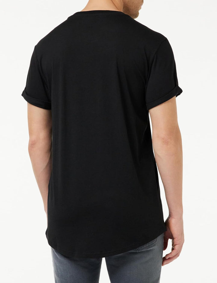 G-STAR RAW Herren Painted Graphic Lash T-Shirt S Schwarz (Dk Black D24667-336-6484), S Schwarz (Dk B